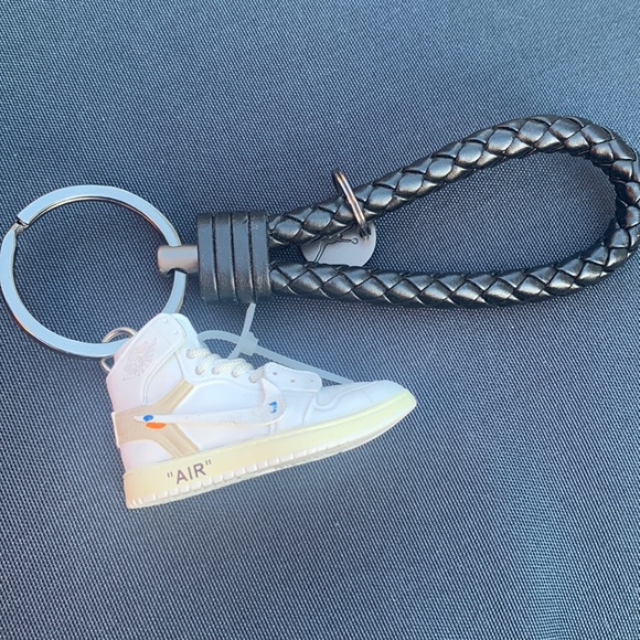 white air force 1 keychain